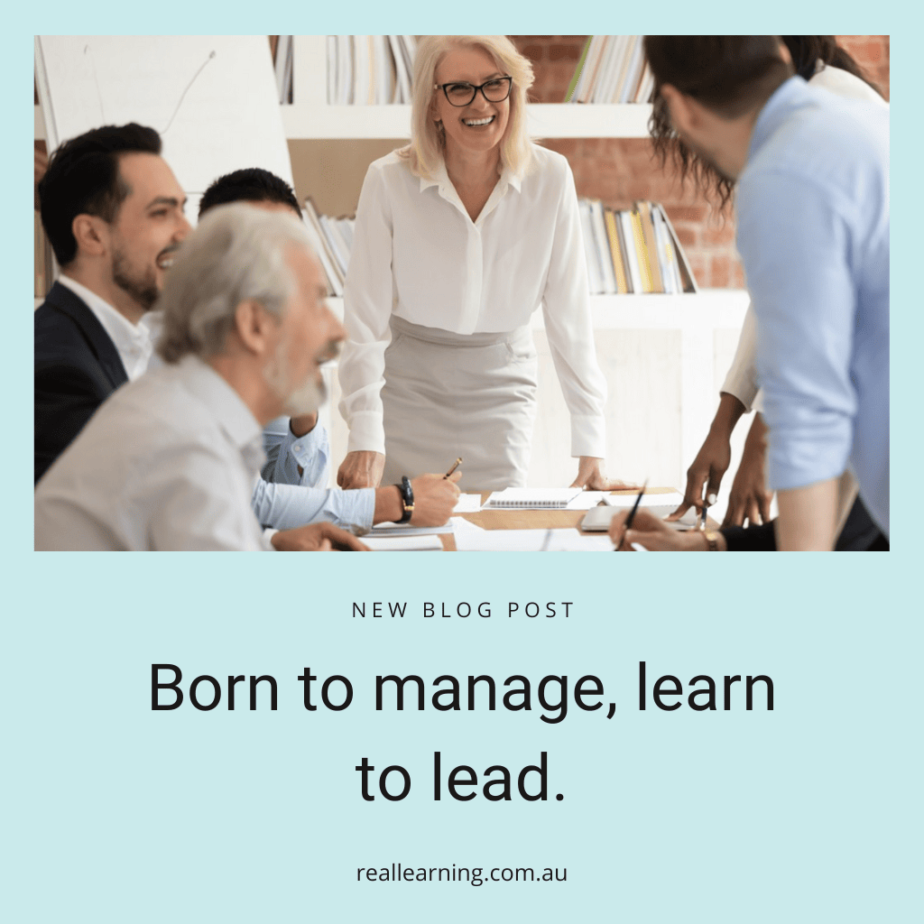 Born to manage