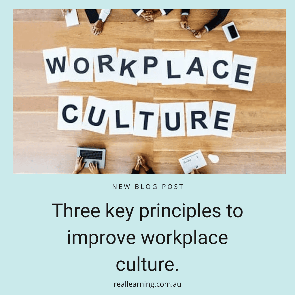 Improve workplace culture